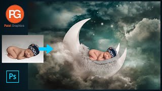How to edit baby photos in Photoshop tutorial || baby photo editing || change background screenshot 5