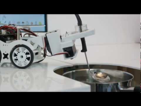 Cooky: A Cooperative Cooking Robot System - ACM SIGGRAPH ASIA 2011 Emerging Technologies