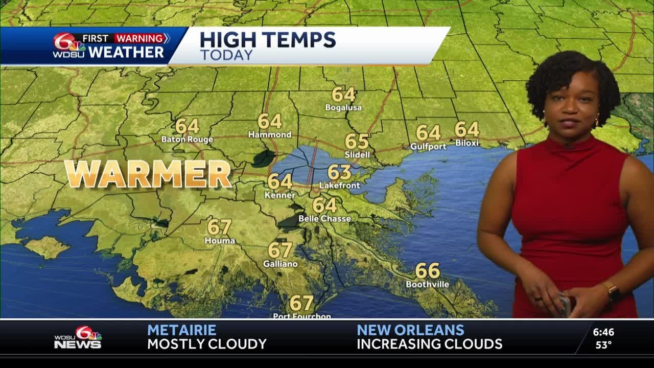 Much warmer Friday into the weekend - YouTube