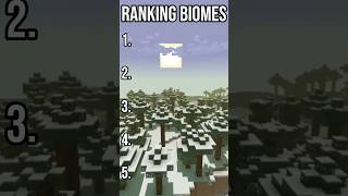Ranking Minecraft biomes #minecraft #gaming #minecraftmemes