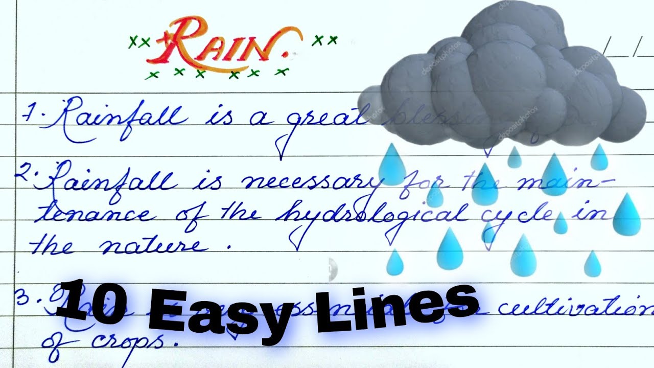 Rain essay in english 10 lines on rain Essay on rain in english