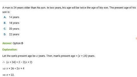 Age problems most important and frequently repeated questions in NTS, PPSC, FPSC, OTS, PTS Exams