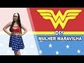 DIY Carnaval - Fantasia de Mulher Maravilha super fácil