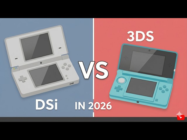 Nintendo DSi Vs Nintendo 3DS In 2026 - YouTube