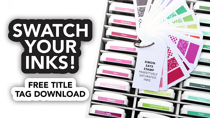 Swatch those ink pads!  Get ORGANIZED today