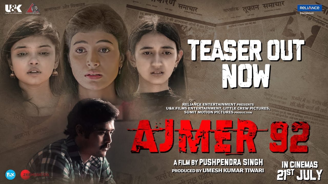 Ajmer 92Official TeaserKaran VermaPushpendra SinghSumit SinghUK Films Entertainment21 July