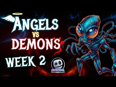 ANGELS VS DEMONS WEEK 2!🪽 - Cards the Universe and Everything (CUE)