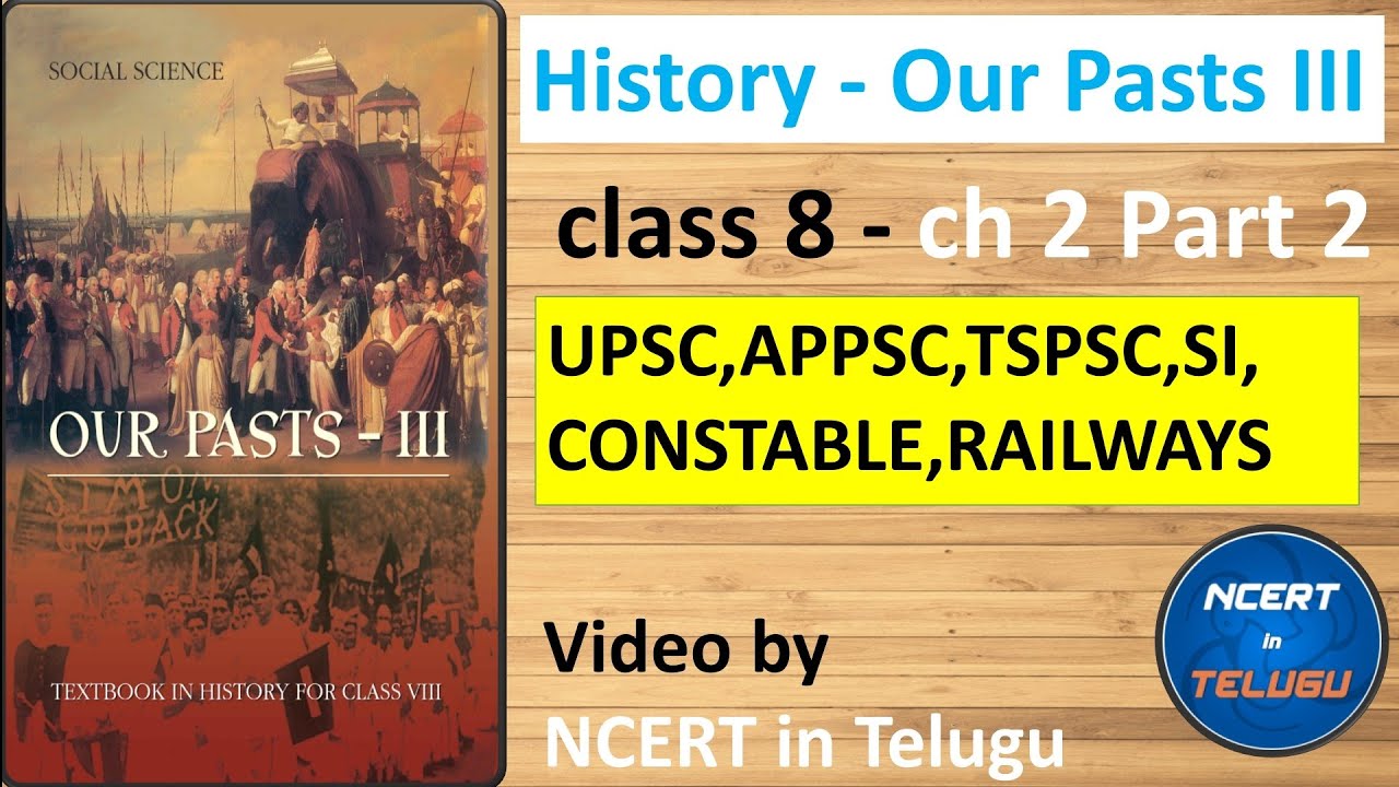 8th class history ch 2 part 2 