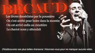 Video thumbnail of "Gilbert Bécaud - L'enterrement de Cornélius - Paroles (Lyrics)"