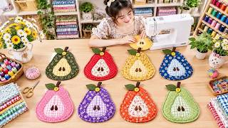 Fabric Recycling Project: 2 Cute Pot Holder Ideas / Kitchen Sewing Project