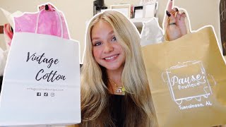 BOUTIQUE HAUL *clothing, accessories, and sorority goodies!*