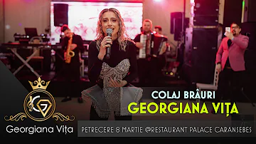 Georgiana Vița ❌ Formatia Timisul - Colaj Brauri LIVE 🎷 Petrecere 8 martie 2024 💃