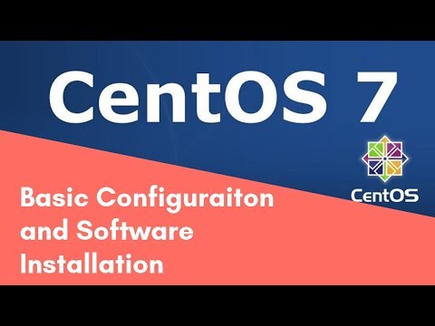 CentOS 7 Commands for Basic Configuration and Software Installation