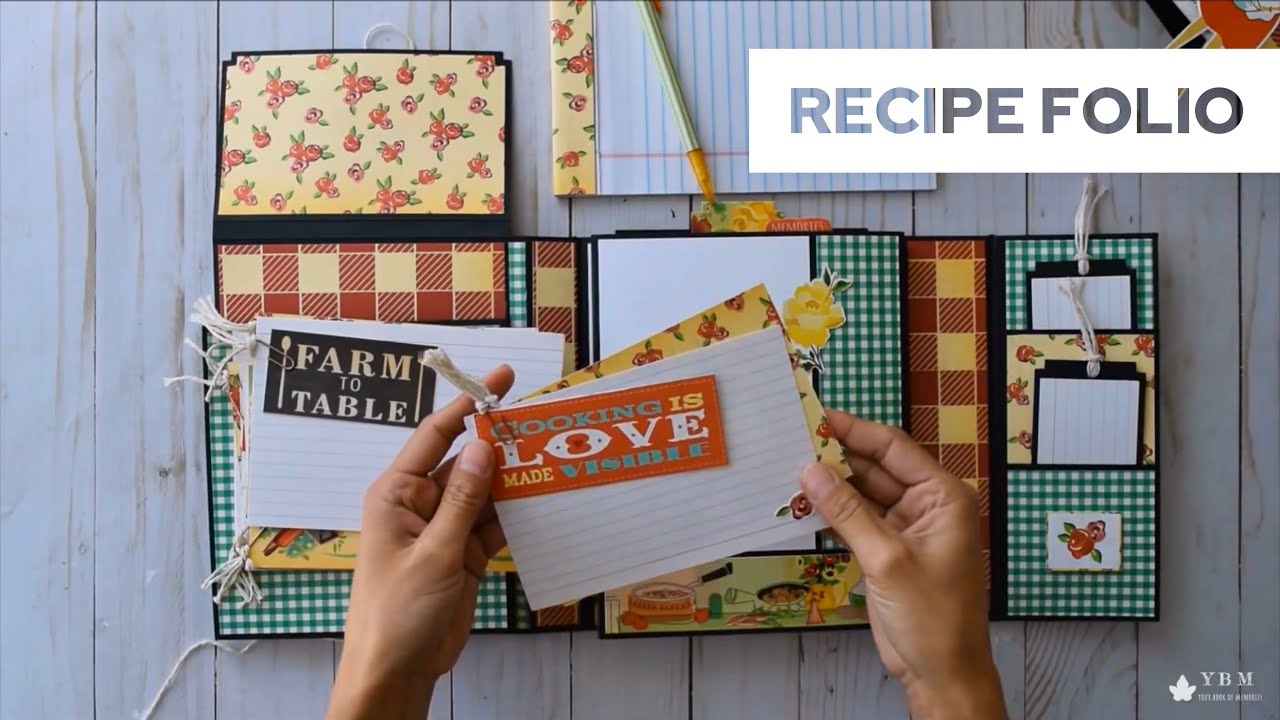 Gatefold Recipe Folio | Carta Bella - Country Kitchen
