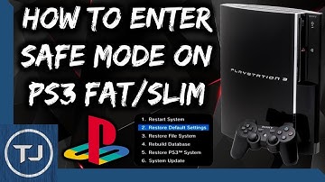 How To Boot PS3 Into Safe/Recovery Mode! (FAT & SLIM)