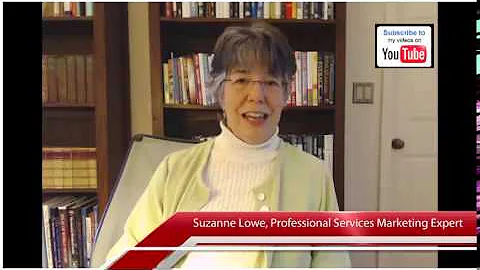Suzanne Lowe professional services video on the im...