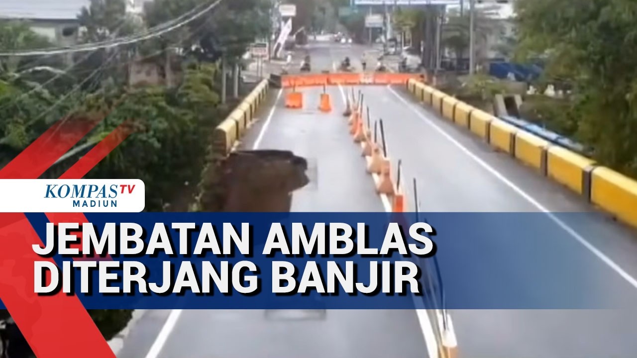 Jembatan di Bondowoso Amblas diterjang Banjir, Jalur Mudik Dialihkan