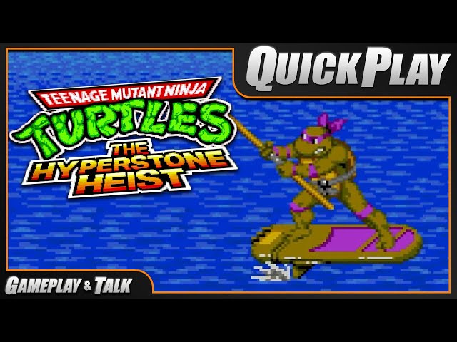 Jeu Teenage Mutant Hero Turtles The Hyperstone Heist Sur Mega Drive (Pal) - Bon état