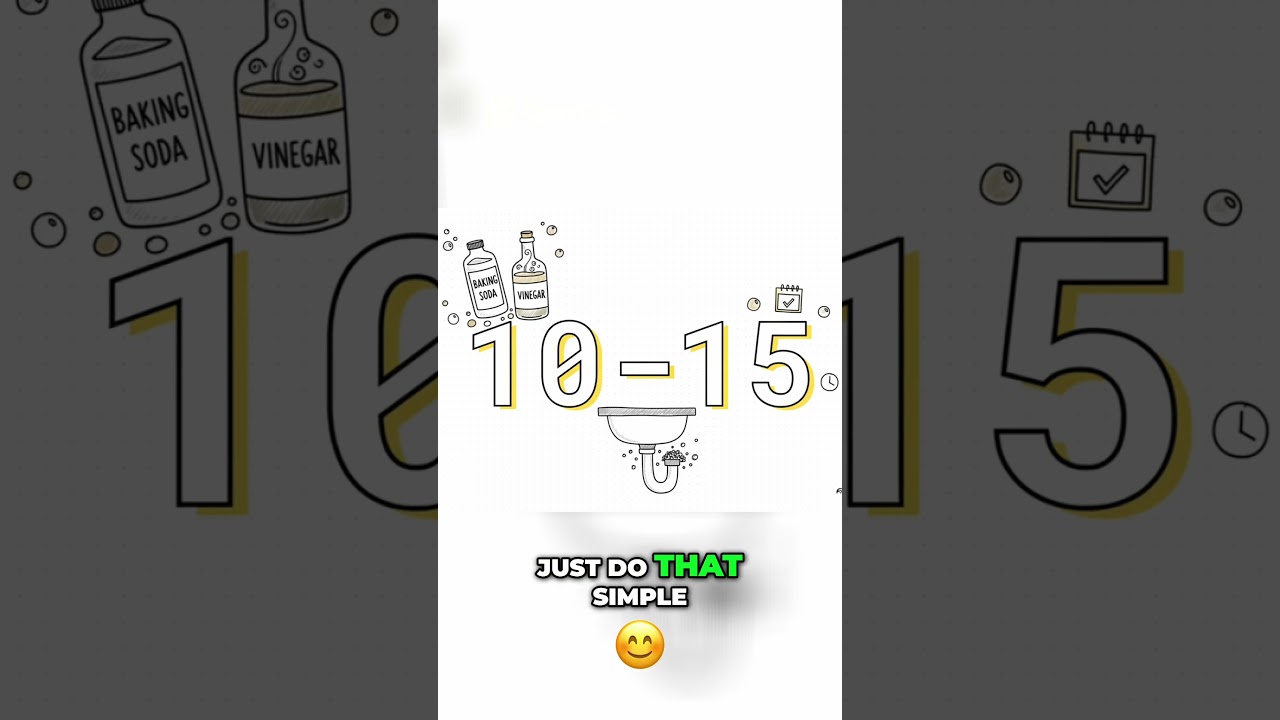 Прочистка канализации: простой лайфхак с пищевой содой и уксусом.