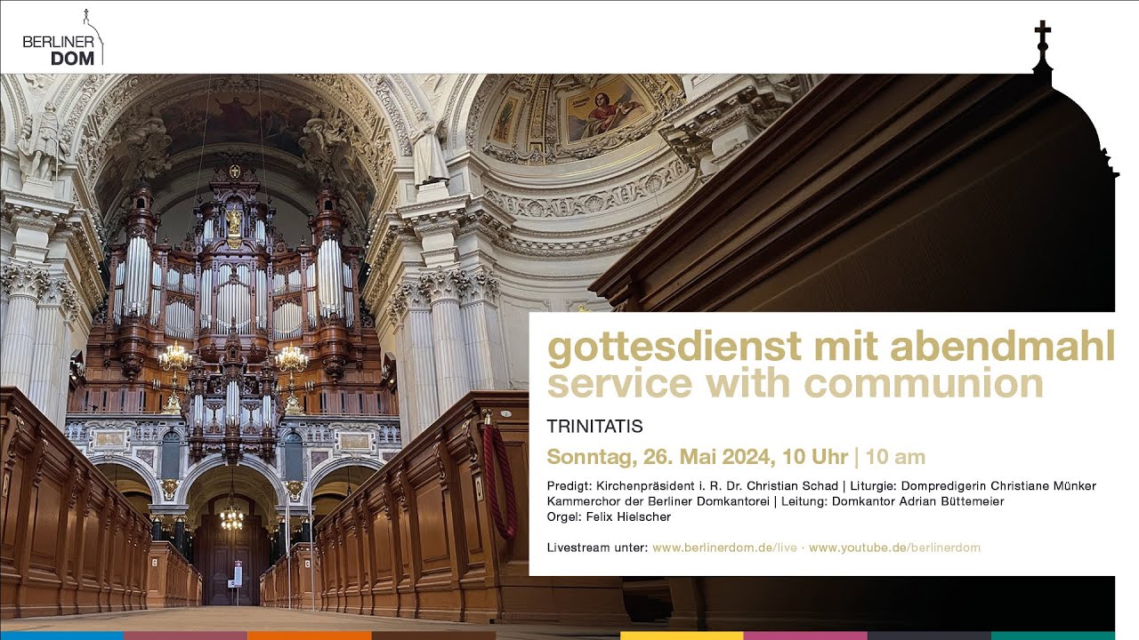Gottesdienst mit Abendmahl am Sonntag Trinitatis, 26.05.2026, 10 Uhr ...
