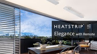 Heatstrip Elegance with remote - YouTube