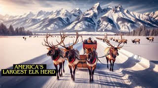 Sleigh Ride Through North America’s Largest Elk Herd