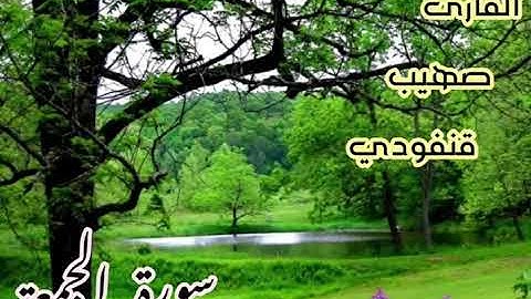 القارئ صهيب قنفودي قراءة هادئة سورة الجمعة😌