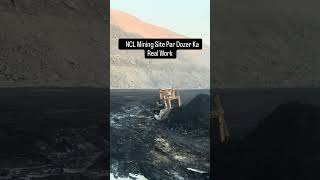 NCL Face Par Dozer Ka Dangerous Kaam | Real Mining Action #ncl #excavator #heavyequipment #coalindia