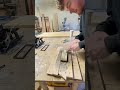 Flattening and Cutting Pine Table Top to Size #woodworking #shorts