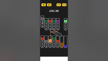 How to do Water sort Puzzle level 355 | Water sort puzzle | Color Sorting Game | Gaming Shortcuts |
