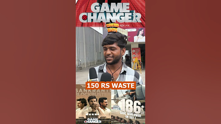 150 rs Waste மொத்த தியேட்டரையும் கதற விட்ட ஷங்கர் |Game Changer Tamil Public Review | Ram Charan! 😂🤣