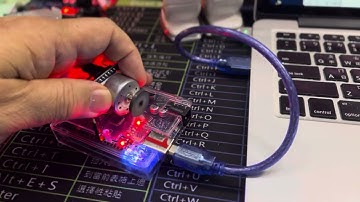 PWM信號控制LED亮度及DC馬達速度