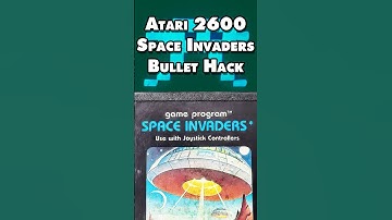 Atari 2600 SPACE INVADERS Double Shot Trick!
