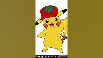 Coding pikachu in python | #shorts #coding #python #programming #easy #funny #short