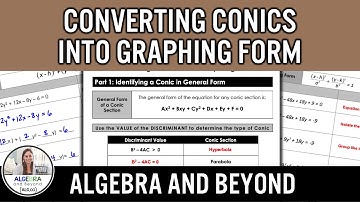 Converting Conics into Graphing Form | Algebra 2 Lesson