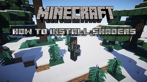 Minecraft How to install Shaders 1.7.2