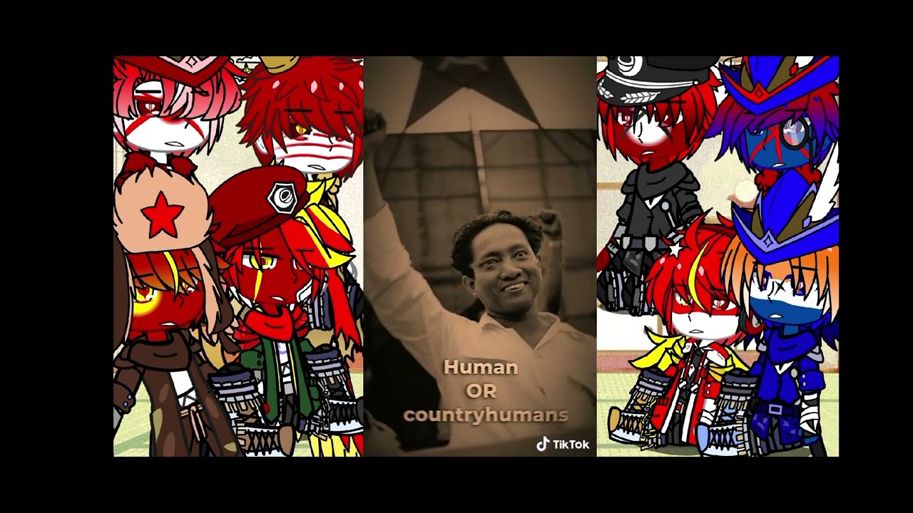 Past countryhumans react to komunis(gacha club 🇮🇩) #gacha react#fypp#react to komunis#