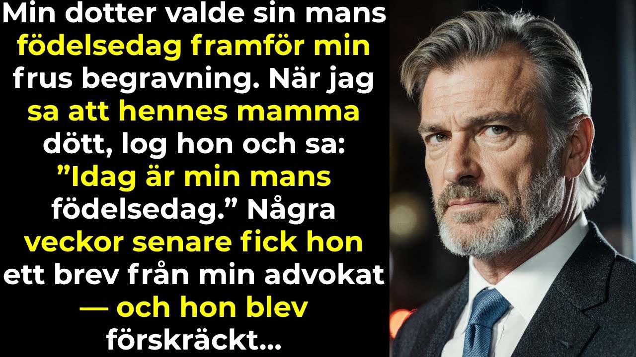 Min dotter valde sin mans födelsedag framför min frus begravning, så jag ändrade mitt testamente.