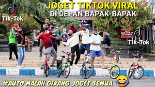 JOGET TIKTOK VIRAL DI DEPAN BAPAK-BAPAK AUTO MALAH GIRANG BANGET IKUT JOGET JADI KONSER DADAKAN HAHA