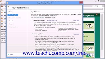 Sage 50 2014 Tutorial The Payroll Setup Wizard Sage Training Lesson 2.5