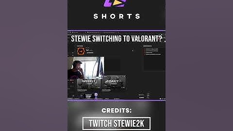 Stewie2k about switching to Valorant 🤔