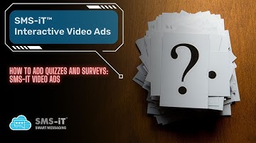 How to add Quizzes and Surveys Element - SMS-IT Video Ads | email marketing | sms marketing