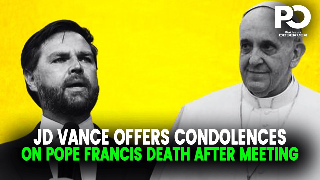 JD Vance Reacts to Pope's Passing: Heartfelt Condolences Vatican Meeting | Pakistan Observer