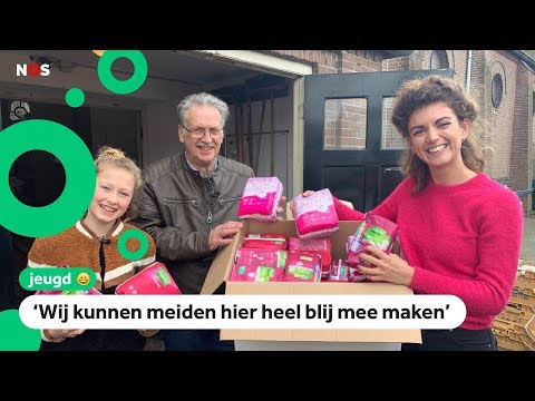 Madelief zamelt maandverband en tampons in voor wie dat zelf niet kan betalen