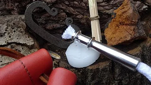 Simple Slow Match Tinder Cord by Beaver Bushcraft & Leather