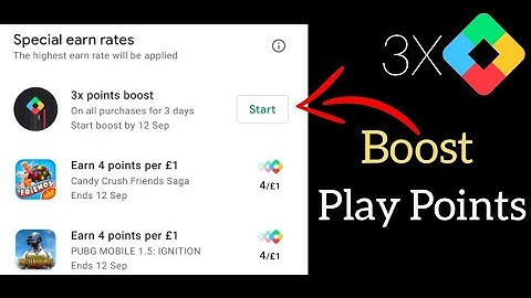 How To Boost Google Play Points | 3x Play Points Boost | UK Account