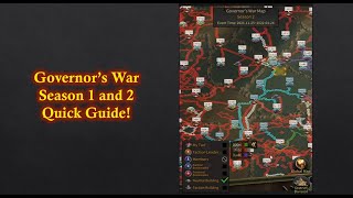 [The Grand Mafia] Quick overview and guide of Governor's War Season 1 and 2 screenshot 5