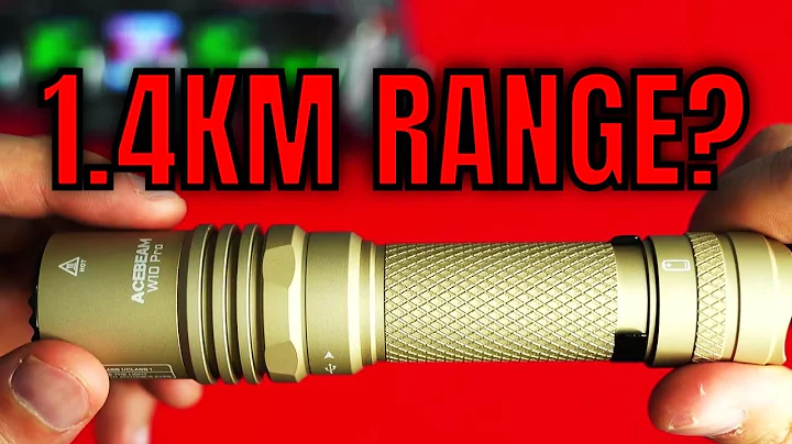1500M Range Pocketable Flashlight?! Acebeam W10 Pro