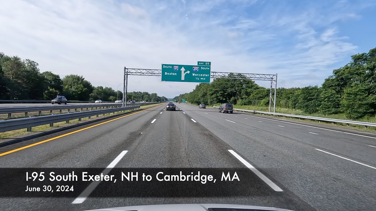 I-95 Exeter NH to Cambridge MA - YouTube