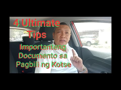 Video: Anong mga papeles ang kailangan kong ibenta nang pribado ang aking sasakyan?